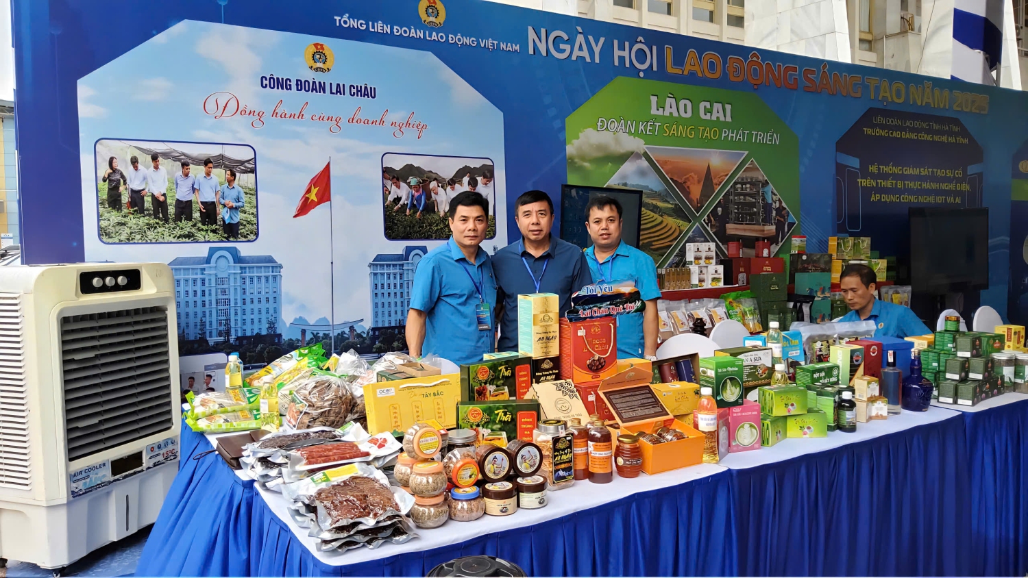 Công đoàn tỉnh Lai Châu tham gia Ngày hội Lao động sáng tạo năm 2025 cấp Tổng Liên đoàn